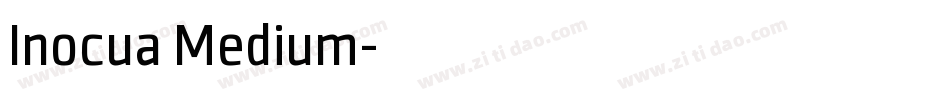 Inocua Medium字体转换
